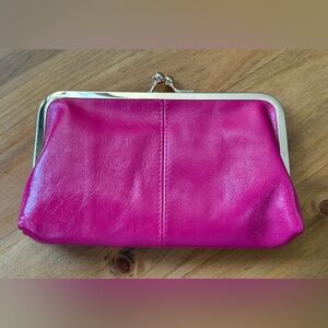 Retro Pink Leather Clutch Like New! Clean & from a non-smoking home.